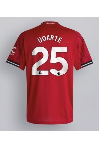 Manchester United Manuel Ugarte #25 Jalkapallovaatteet Kotipaita 2025-26 Lyhythihainen